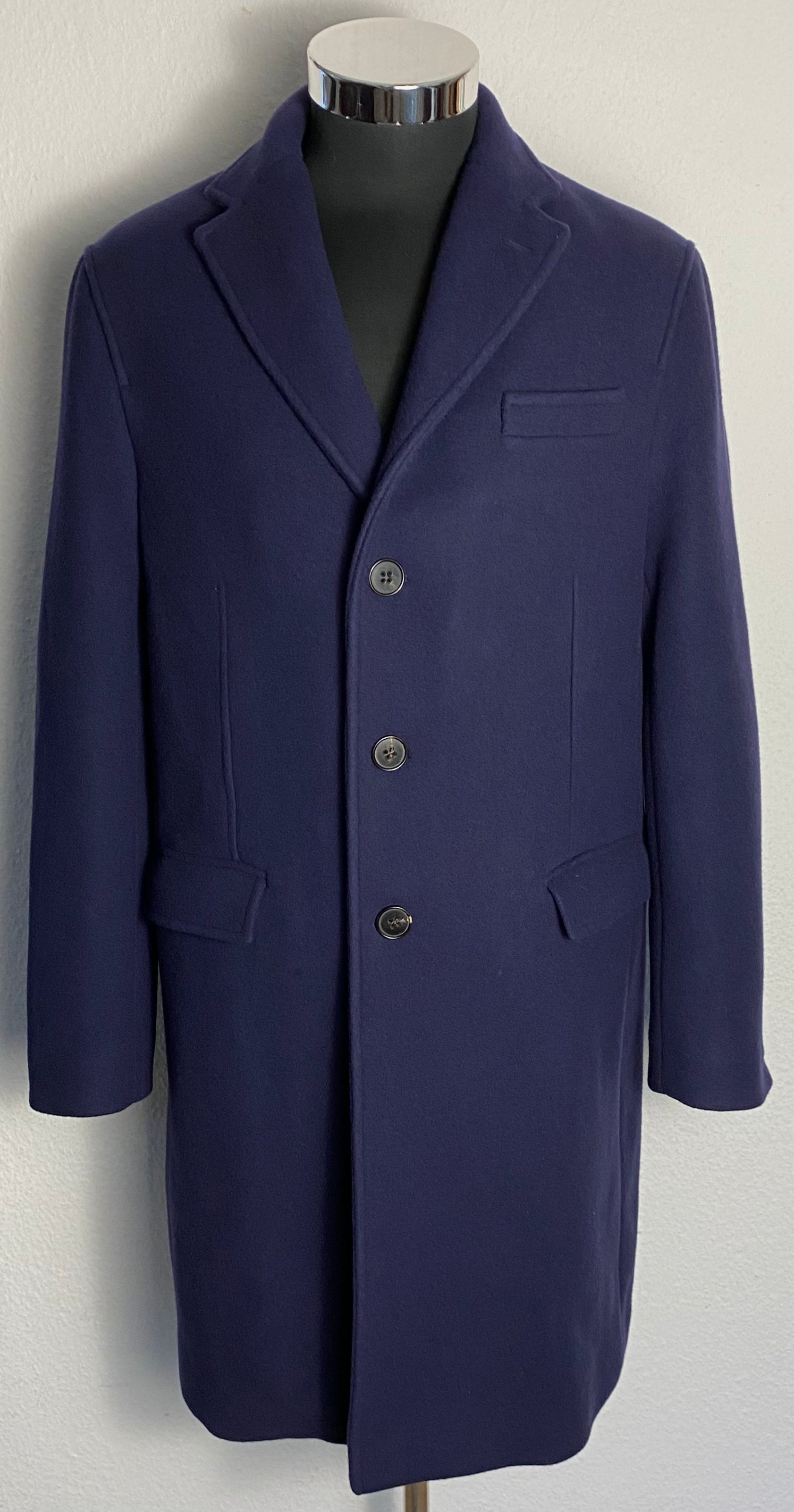 Navy Coat made of Wool (52)