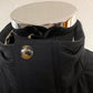 Black Defender's Bow Jacket made of Virgin Wool/Nylon