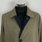 Z Zegna - Khaki-Oliv/Navy Reversible Coat made of Cotton/Polyester