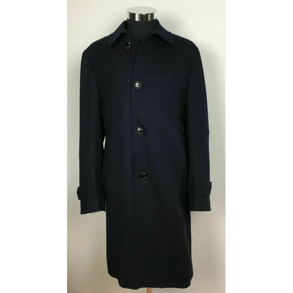 Navy Coat made of Wool (48)