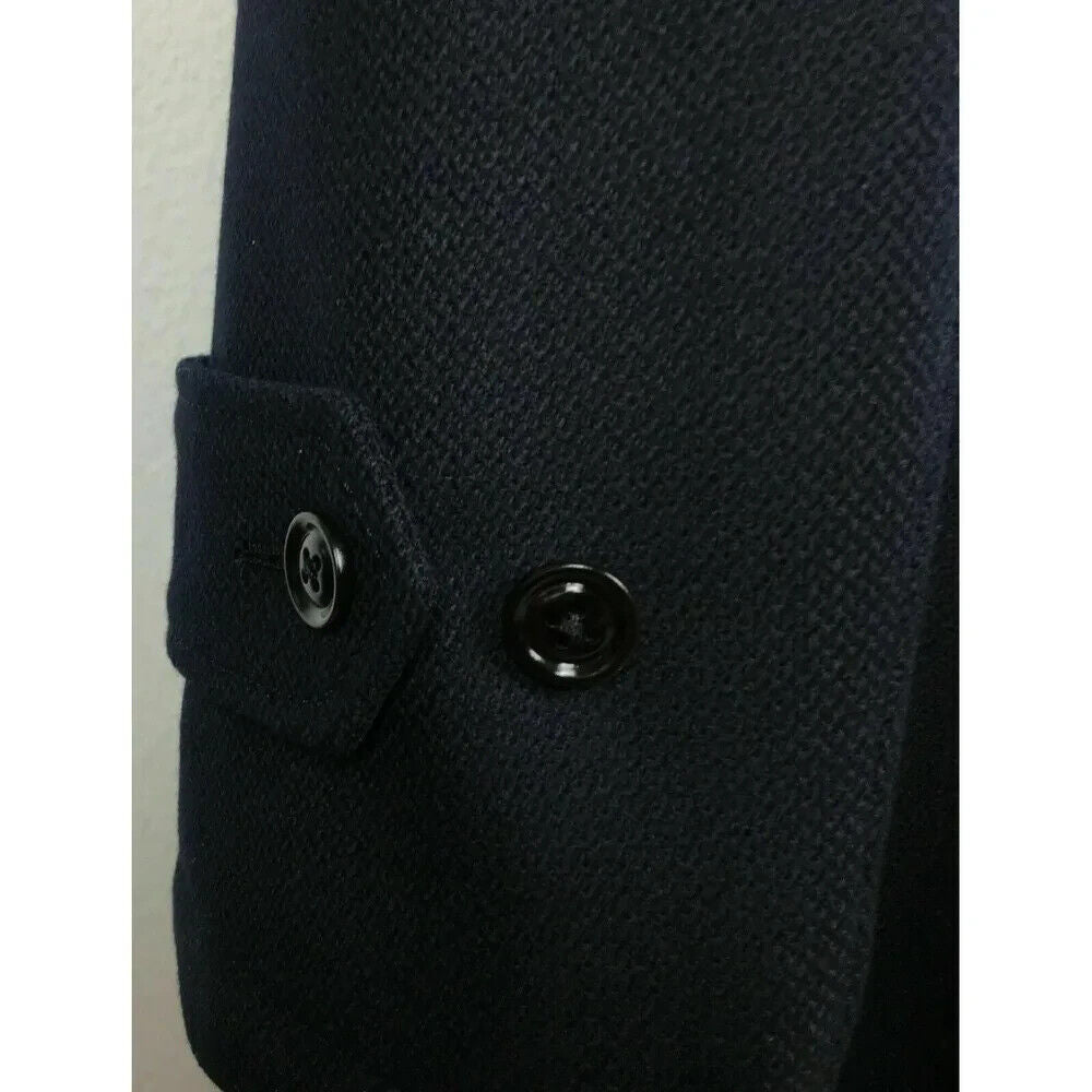 Navy Coat made of Wool (48)