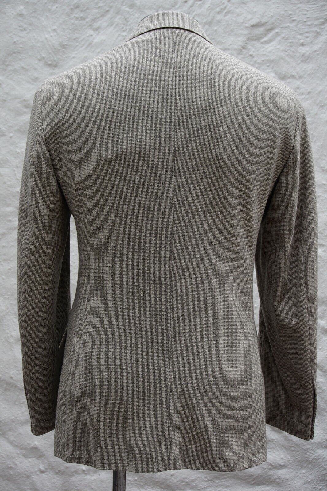 Grey Patterned Blazer made of Wool