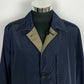 Z Zegna - Khaki-Oliv/Navy Reversible Coat made of Cotton/Polyester