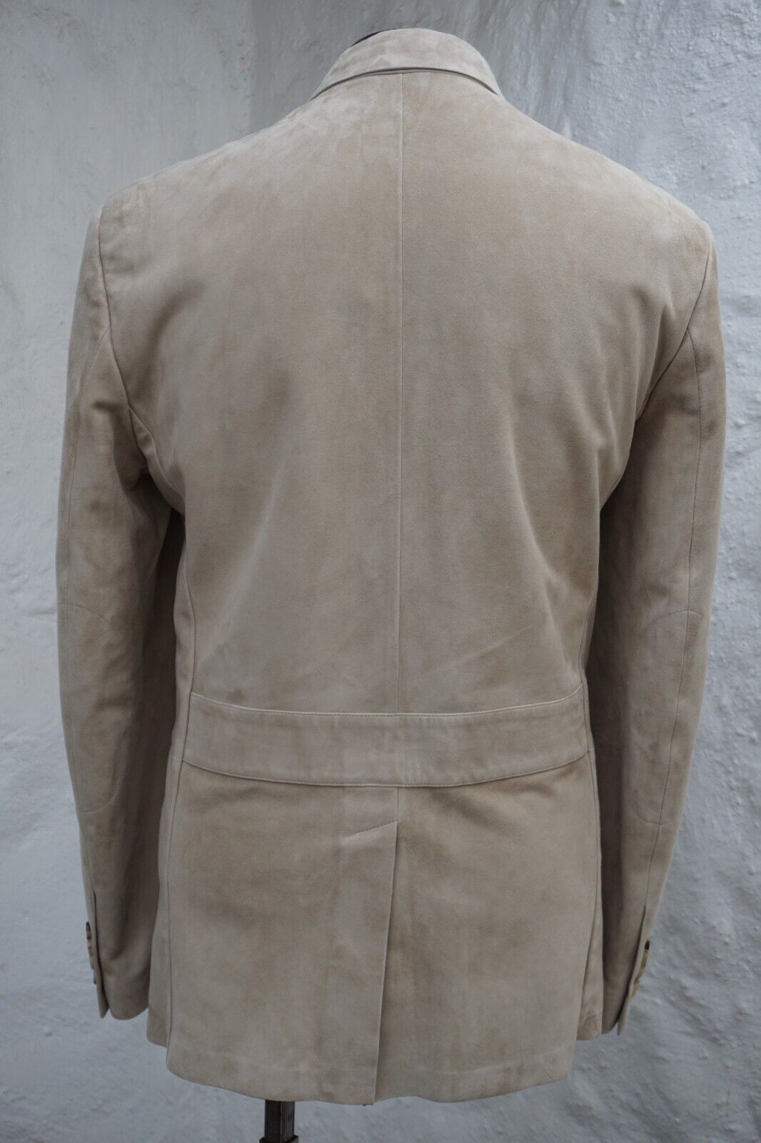 Beige Sport Coat made of Suede (L)