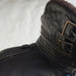 Brown Aviator Shearling Jacket made of Leather