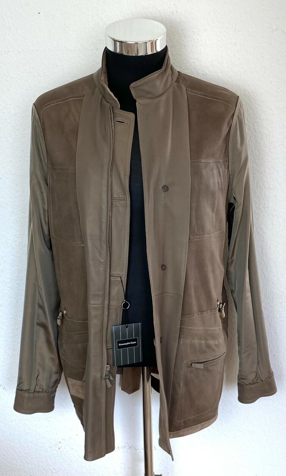 Light Brown Jacket made of Suede (50)