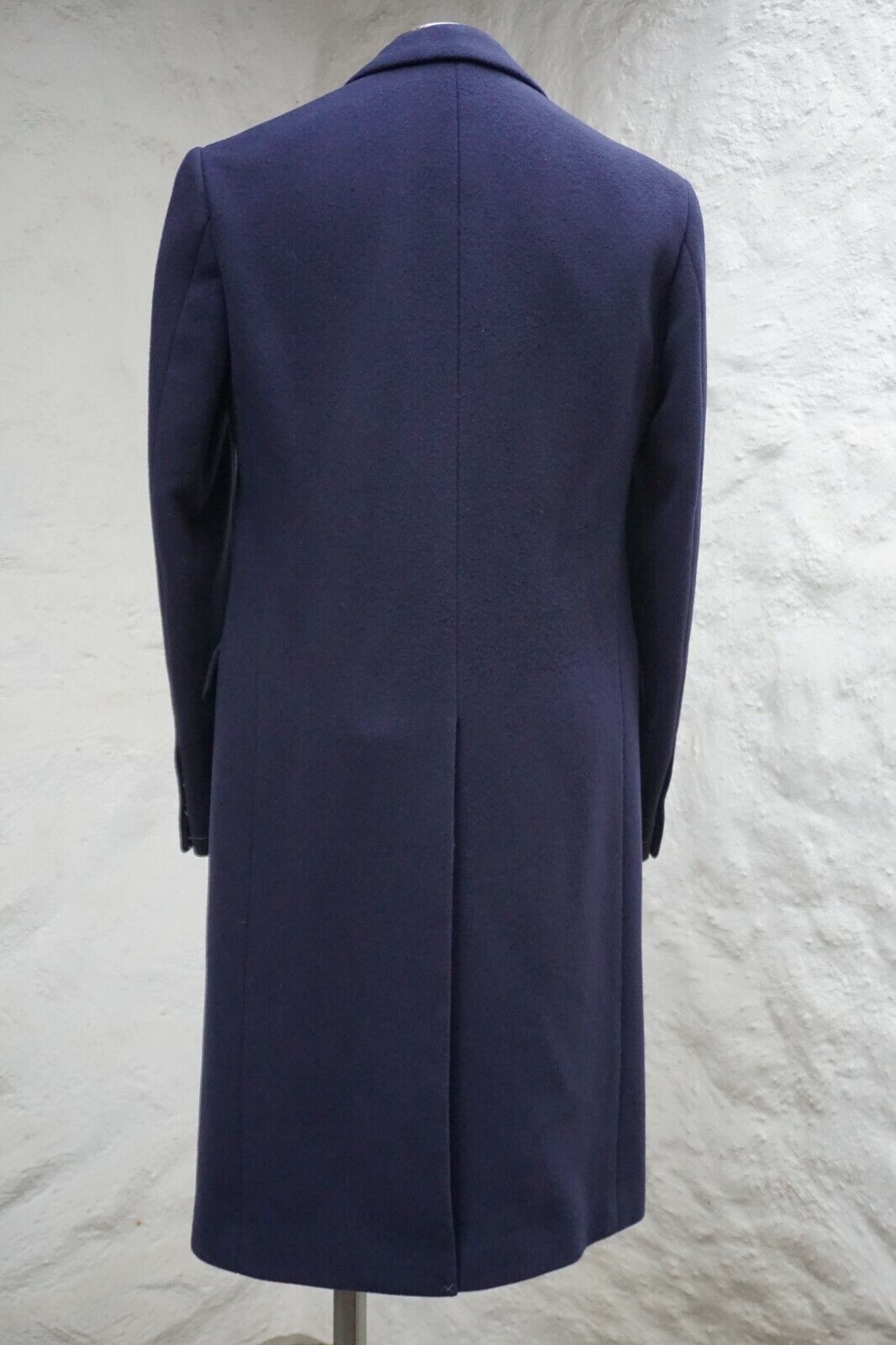 Navy Blue Coat made of Brushed Wool