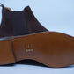 Brown Chelsea-Boots made of Suede