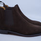 Brown Chelsea-Boots made of Suede