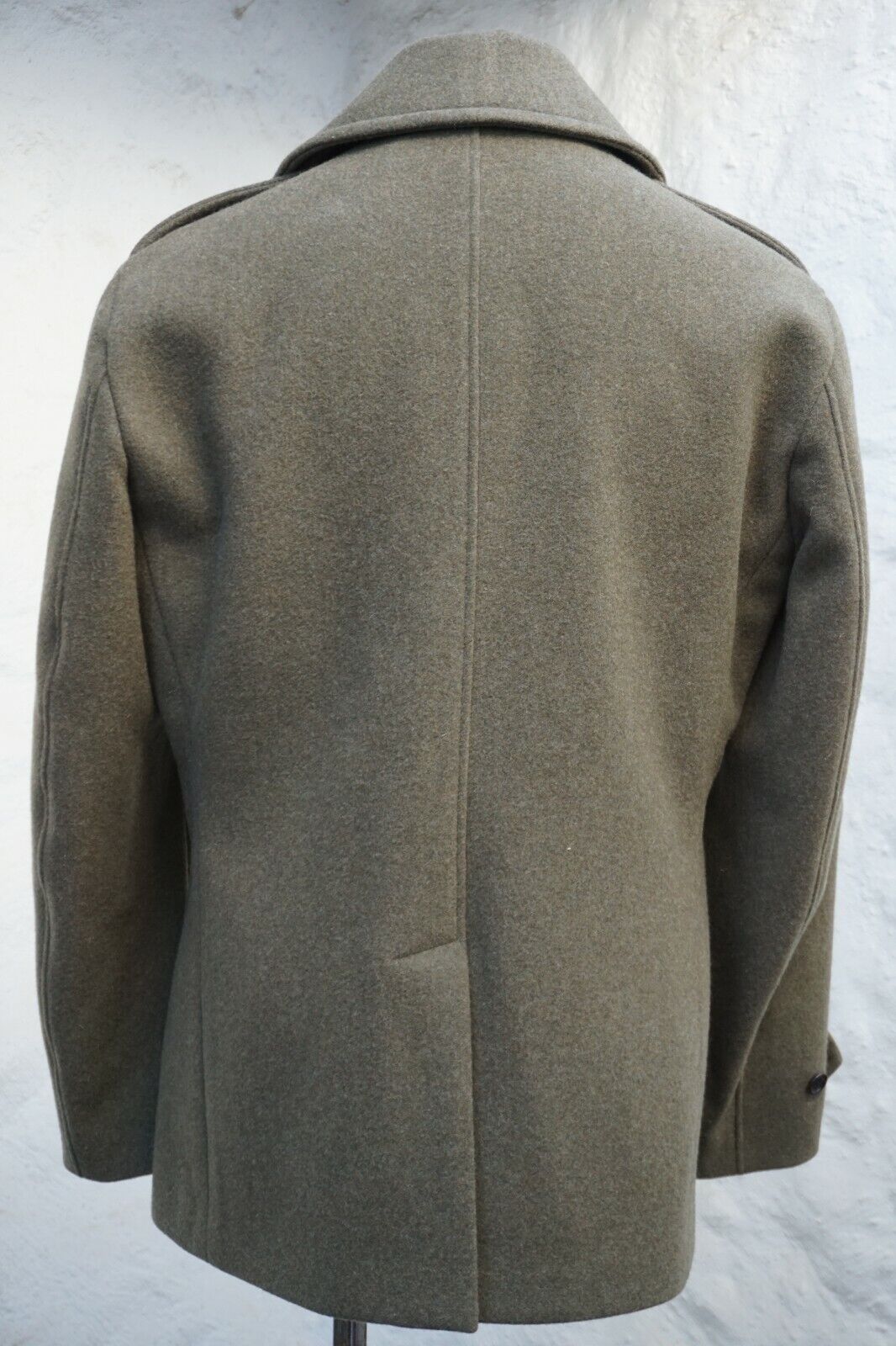 Olive Coat made of Wool/Cashmere